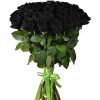 Фото товара 25 черных роз в Умани