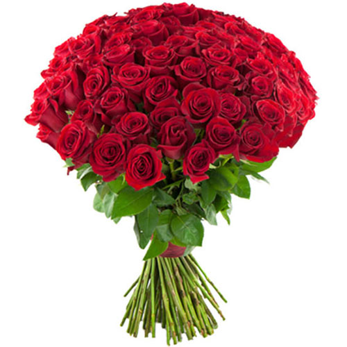 Фото товара 75 красных роз в Умани