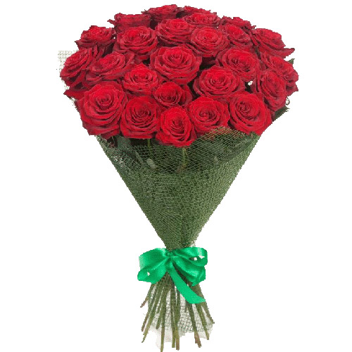 Фото товара 25 красных роз в Умани