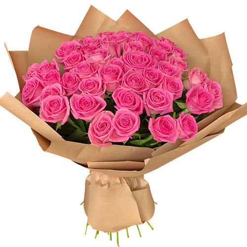Фото товара Букет розовых роз - 51 шт в Умани